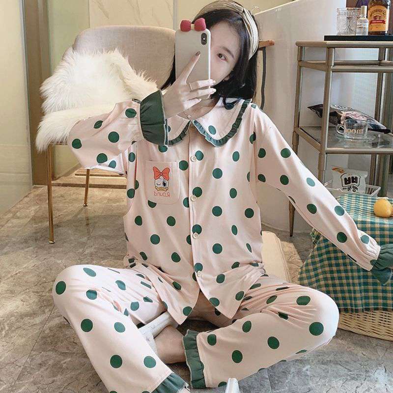 Confinement Clothing Pregnant Women Pajamas, Breastfeeding Mothers Thin Section Nursing Home