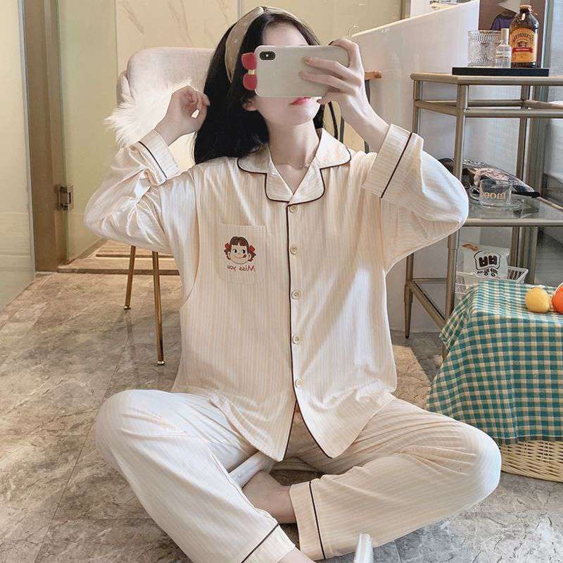 Confinement Clothing Pregnant Women Pajamas, Breastfeeding Mothers Thin Section Nursing Home