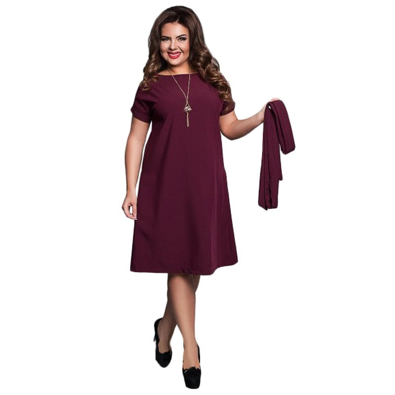 Plus size dress for women big size ladies clothing